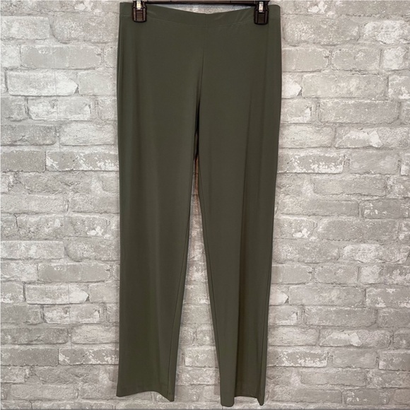 Clara Sun Woo Pants - Clara Sun Woo Olive Pull on Stretchy Pants